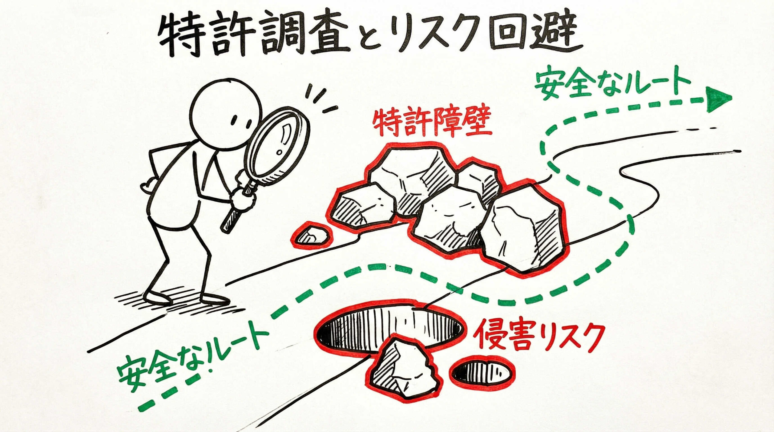 事業化を阻む特許障壁の特定とFTO（侵害予防）調査