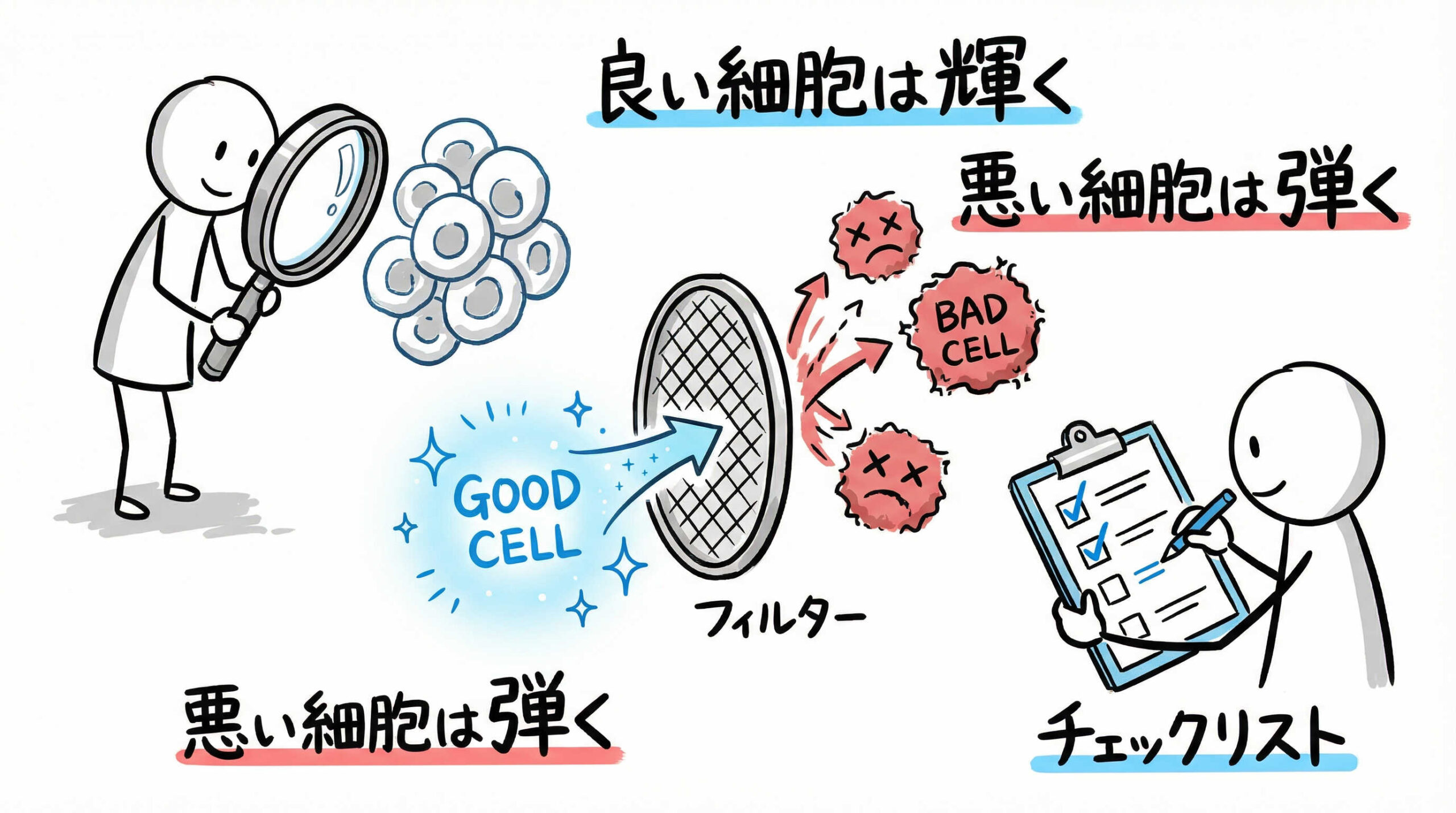 樹立したiPS細胞の品質評価とスクリーニング手法