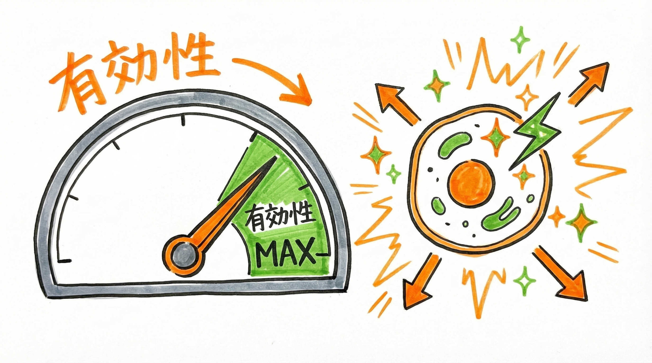 臨床効果を予測する有効性（Potency）試験の指標設定