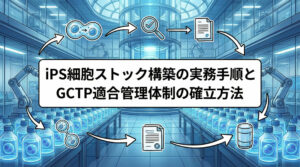 iPS細胞ストック構築の実務手順とGCTP適合管理体制の確立方法